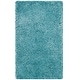 preview thumbnail 54 of 69, SAFAVIEH Polar Shag Bibi Glam Solid 3-inch Extra Thick Rug 2' x 3' - Light Turquoise
