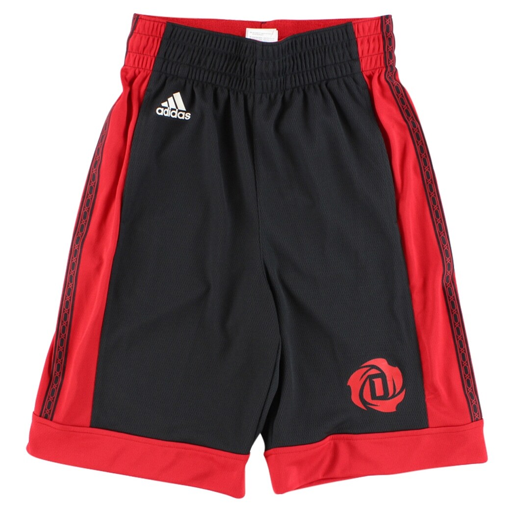 Shop Adidas Boys D Rose Got It Basketball Shorts Black Black Red M Overstock 22694192