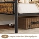 preview thumbnail 4 of 14, Garvee Modern Twin Daybed with Classic Headboard, Metal Sofa Bed Frame Heavy Duty Steel Slats Support