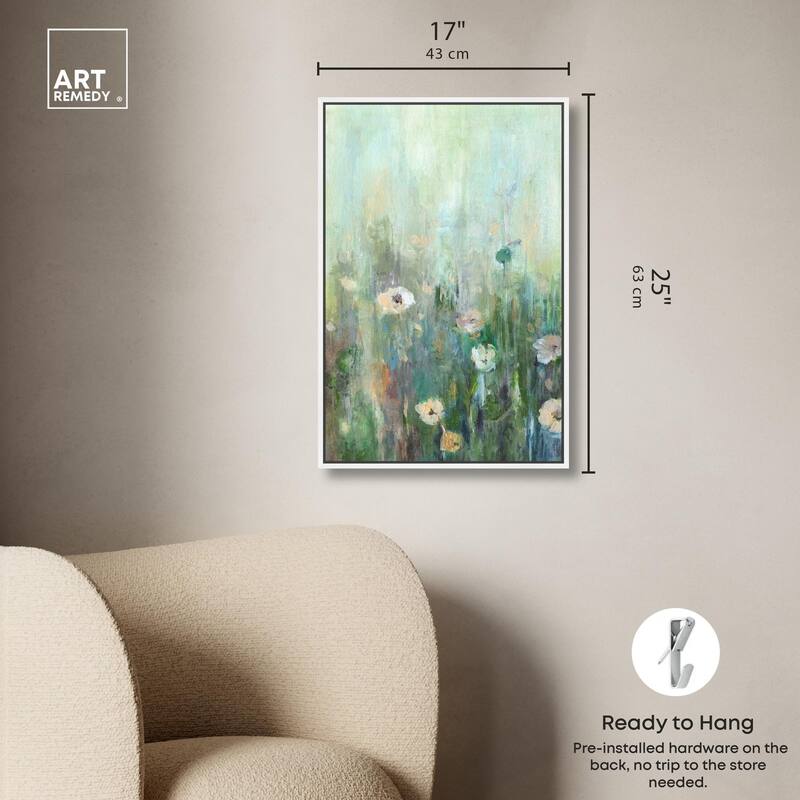 Harmony Green I Canvas by Art Remedy