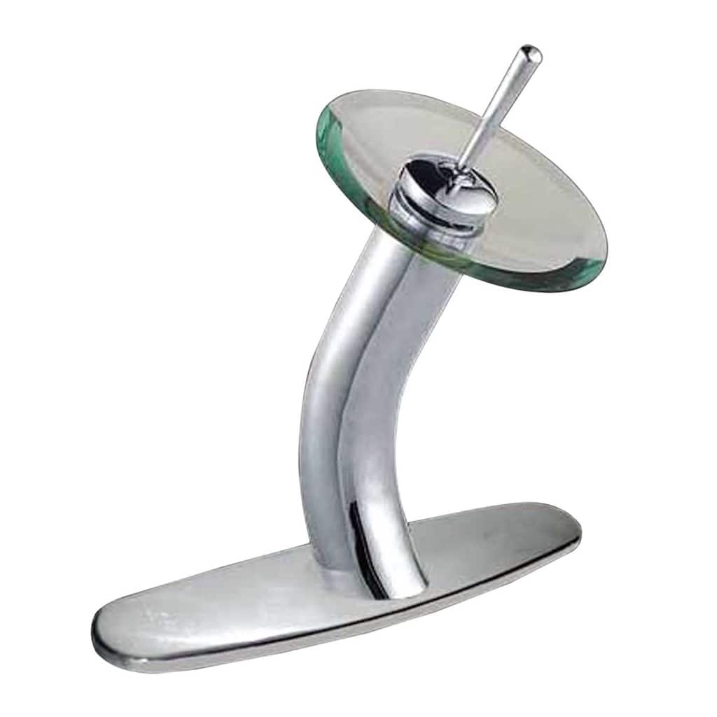 Bathroom Waterfall Faucet 12" H Tall Widespread Plate Renovators Supply