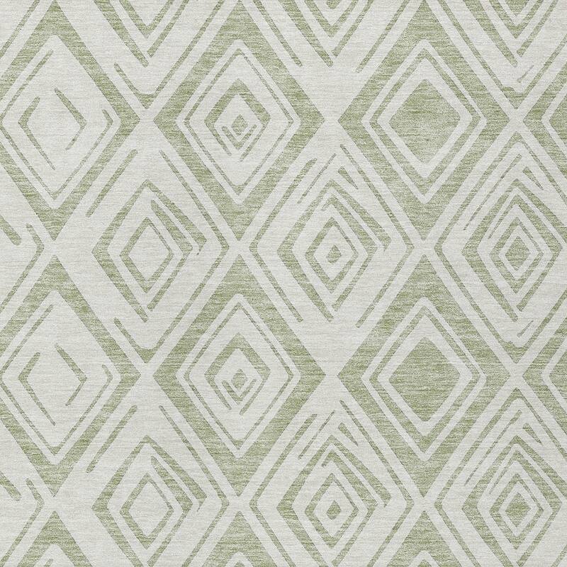 HomeRoots Geometric Transitional Rectangle Outdoor Rug