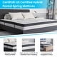 preview thumbnail 67 of 121, Tufted Platform Bed with 10 Inch Pocket Spring Mattress