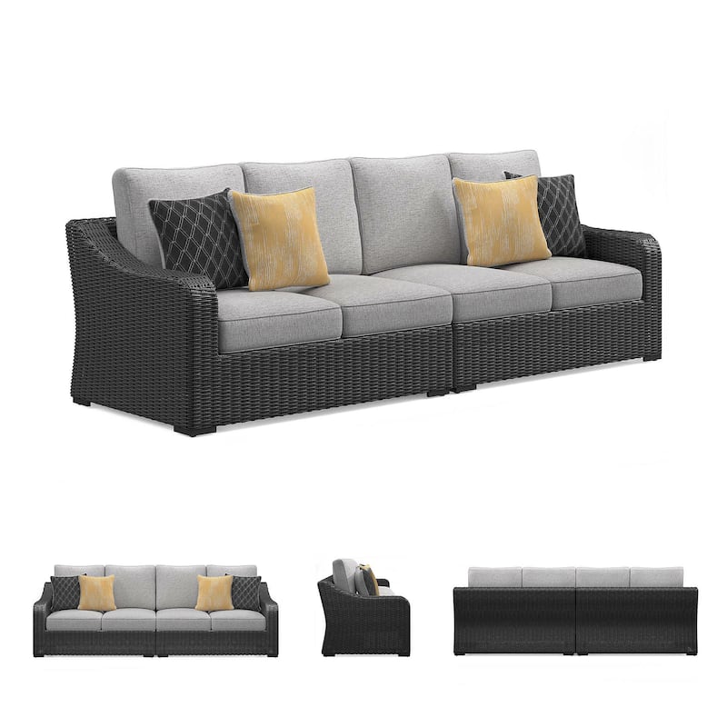 Beachcroft Outdoor Left and Right Arm Facing Loveseats