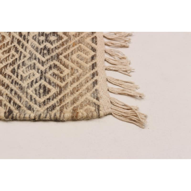 Nevada Taupe Kilim 5'1" x 7'9" - 5'1 x 7'9