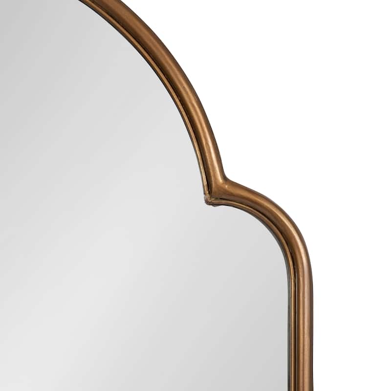 Kate and Laurel Arthell Scalloped Wall Mirror