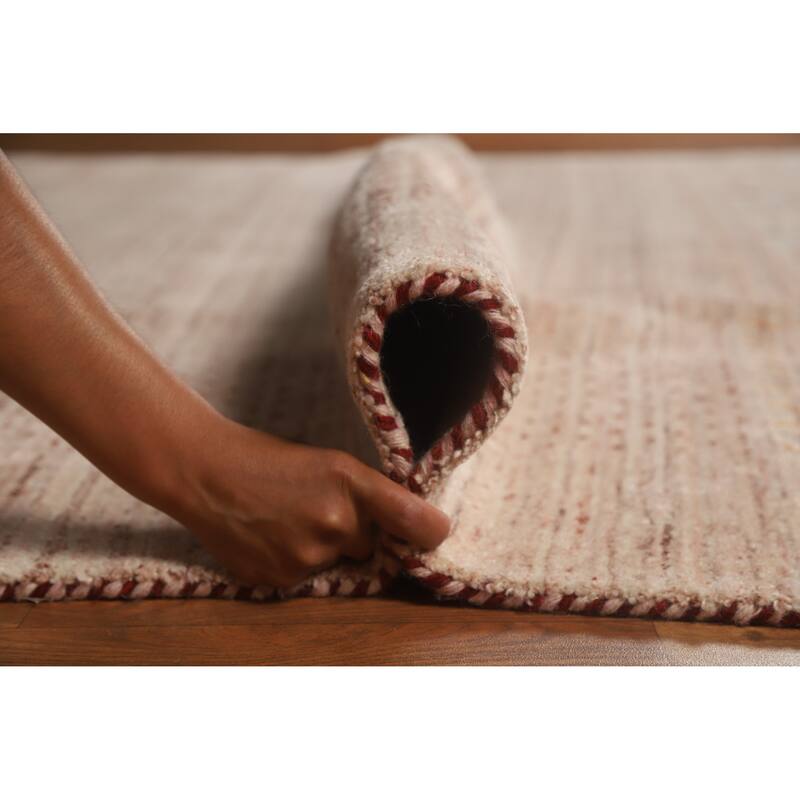 Hand Knotted Oriental 100% Wool Carpet Tribal Animal Pictorial Multi-Colored Gabbeh Area Rug - 11' 6'' X 8' 9''