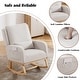 preview thumbnail 39 of 66, HOMYKA 27.5" Wide Rocking Chair for Nursery