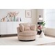 preview thumbnail 15 of 55, Oversized 360 Degreed Swivel Accent Chair Modern Soft Plush Corduroy Round Barrel Chair for Living Room Bedroom with Pillows