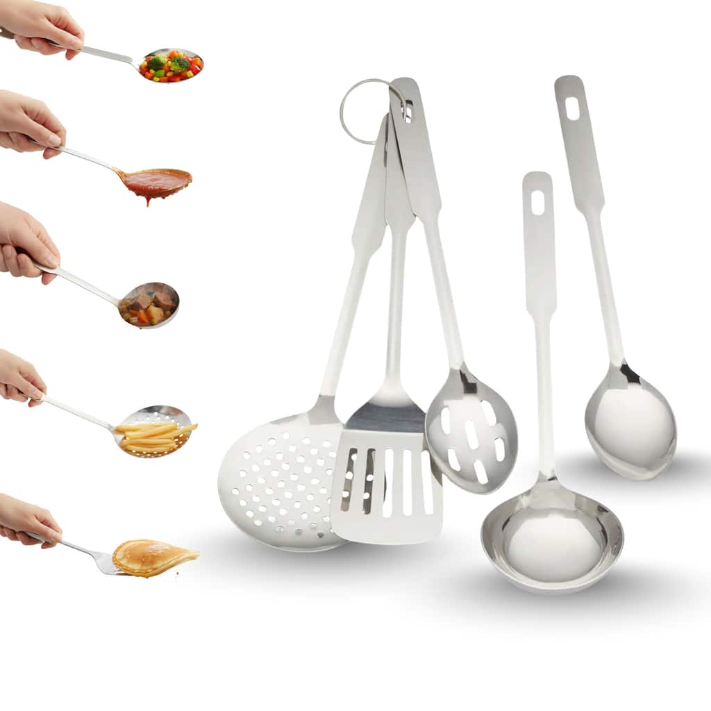 Amco 5 Piece Utensil Set - 14 in