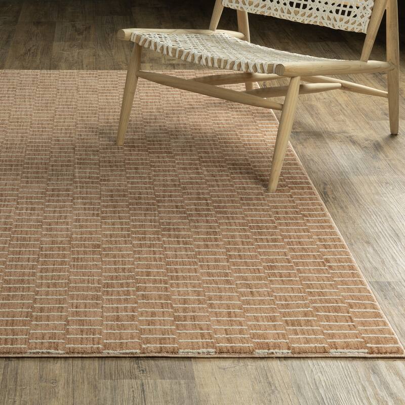 Style Haven Owen Modern Geometric Lines Area Rug