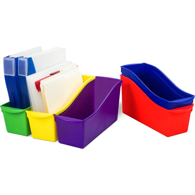 Storex Large Book Bin, Assorted Color, Set of 6 Bed Bath & Beyond