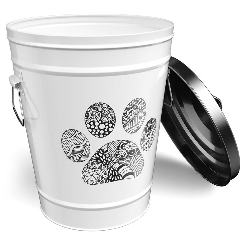 Amici Pet Food Zentangle Safe Storage Canister