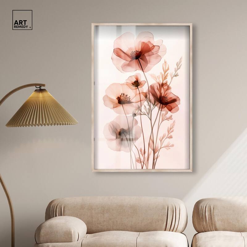 Petal Dye I Shadowbox by Art Remedy