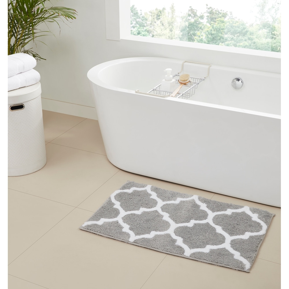 Windsor Home 24x60-inch Striped Extra Long Memory Foam Bath Mat - On Sale -  Bed Bath & Beyond - 10375785