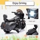 preview thumbnail 30 of 43, Electric Ride-On Motorcycle for Kids - 6V Dirt Bike with USB, AUX, Music, and Headlight - Perfect for Toddlers Ages 1-3