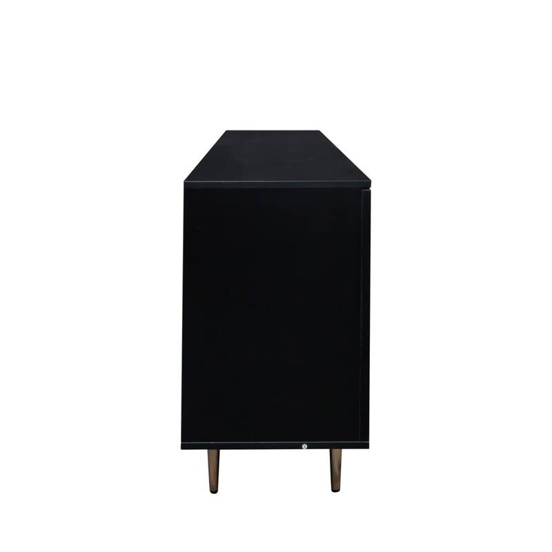 Storage Cabinet Console Table with Shelves