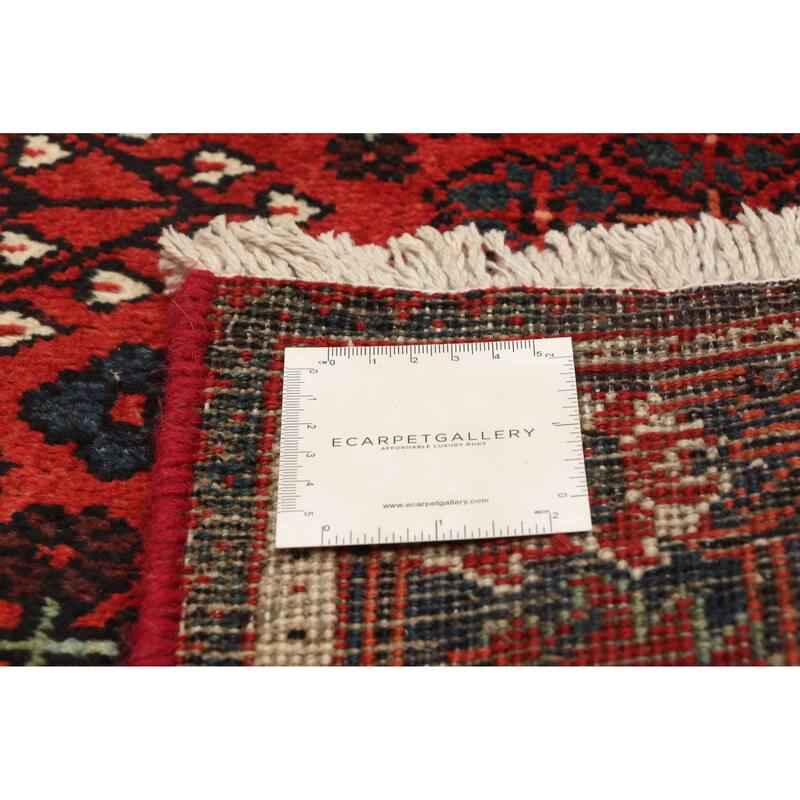 ECARPETGALLERY Hand-knotted Anatolian Vintage Red Wool Rug - 4'5 x 6'7