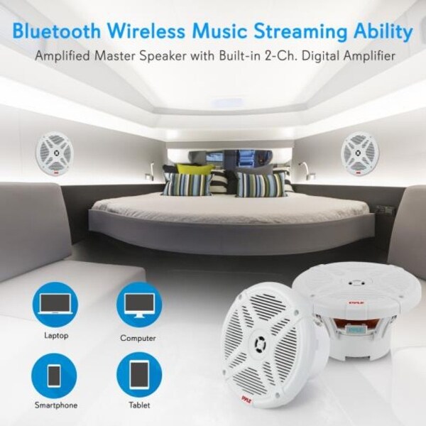 pyle bluetooth marine speakers