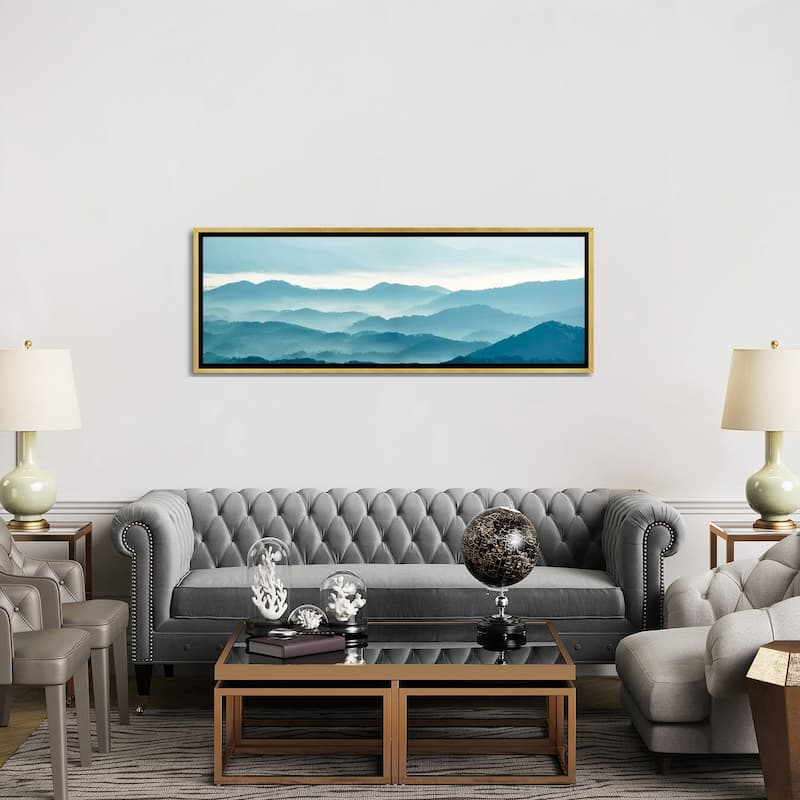 iCanvas "Misty Mountains X" by James McLoughlin Framed Canvas Print