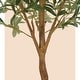 preview thumbnail 3 of 12, Artificial Olive Tree 7FT(84in) Tall Faux Silk Olive Trees