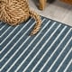 preview thumbnail 37 of 111, JONATHAN Y Maribo Minimalist Scandi Striped Navy/ivory Area Rug