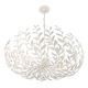 preview thumbnail 4 of 5, Broche 12 Light Matte White Chandelier