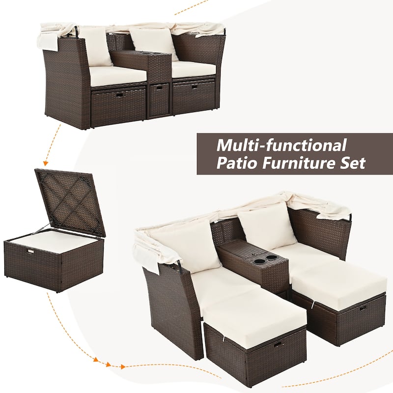 2-Seater Outdoor Patio Daybed