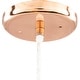 preview thumbnail 2 of 1, Ojai Distressed Mercury Glass Hanging Pendant Light - 10"H x 5"W x 5"D
