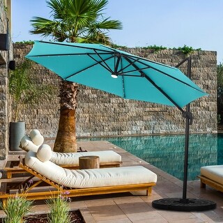 10ft solar patio umbrella