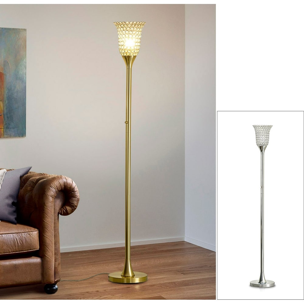 Silver Orchid Pica 72-inch Dimmable Floor Lamp - 72"H