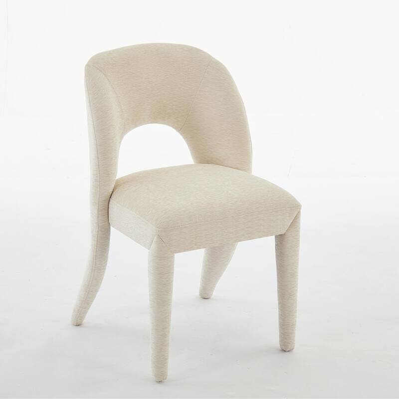Metal Legs Dining Chair,Cushion Is Comfortable,Design Is Simple
