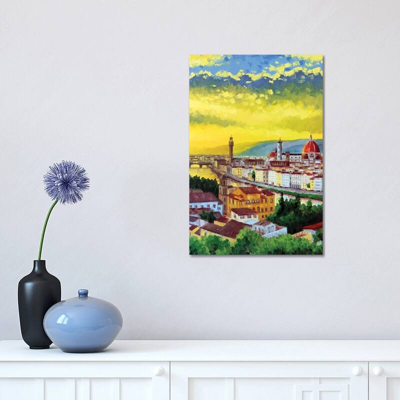 iCanvas "Florence, Italy" by Roger Disney Canvas Print - 18x12x1.5