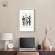 preview thumbnail 33 of 60, Bebop I Black Art Canvas Print by Art Remedy