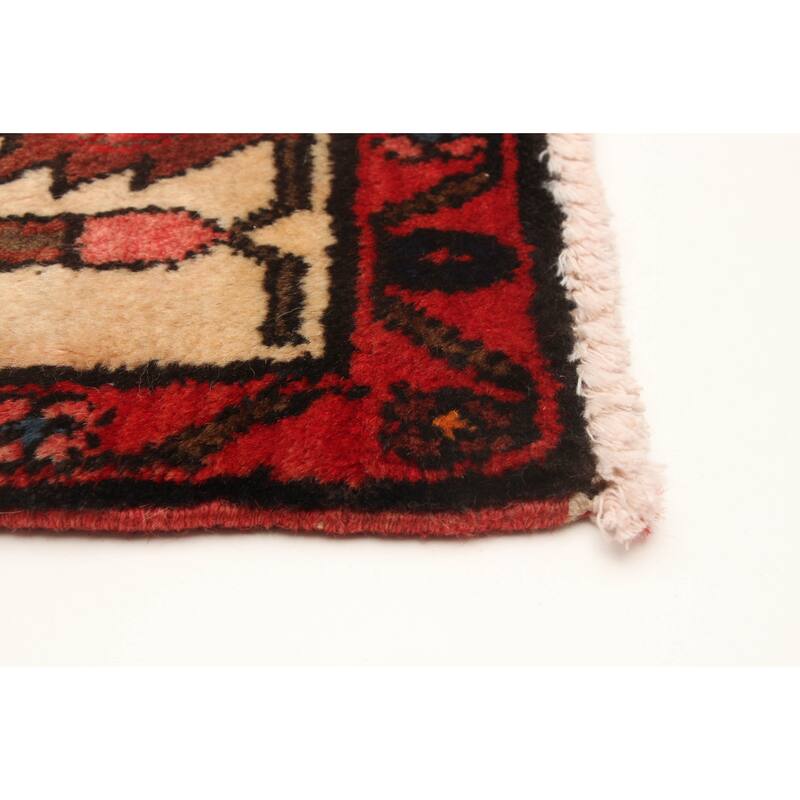 ECARPETGALLERY Hand-knotted Andelz Black Wool Rug - 4'5 x 6'9