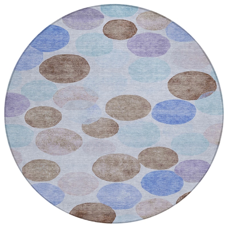 HomeRoots Geometric Transitional Rectangle Outdoor Rug
