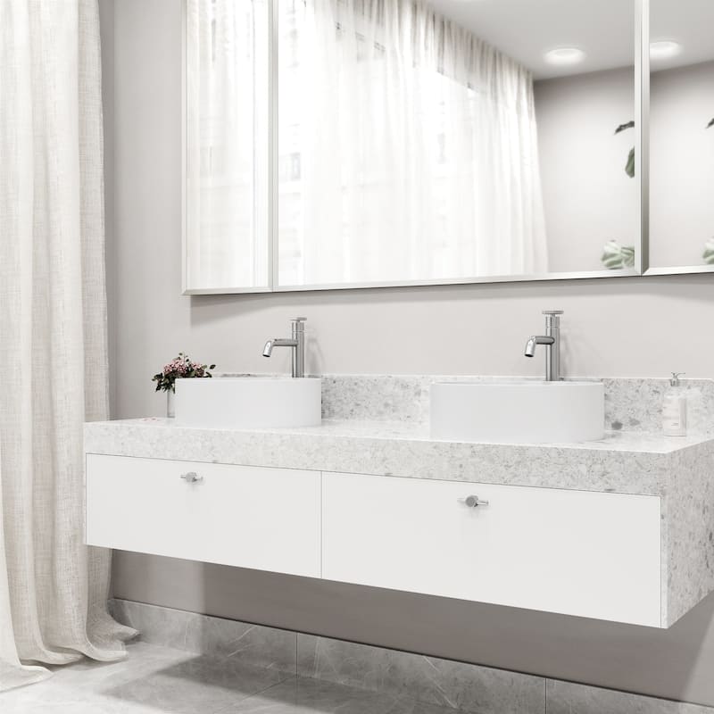 VIGO Ruxton 12" H Single Handle Single Hole Bathroom Vessel Faucet