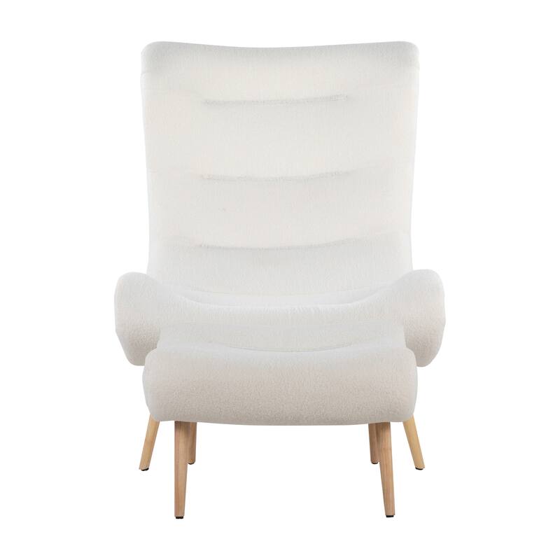 Carson Carrington Grega Chair with Ottoman