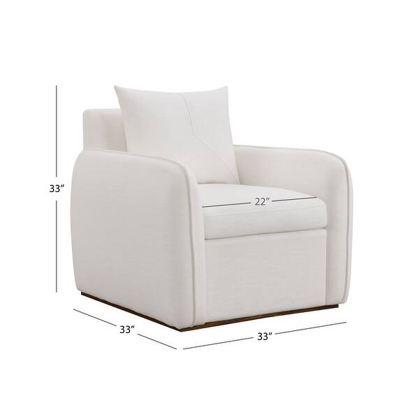 Abbyson Delta Fabric Swivel Accent Chair Bed Bath & Beyond 34242343