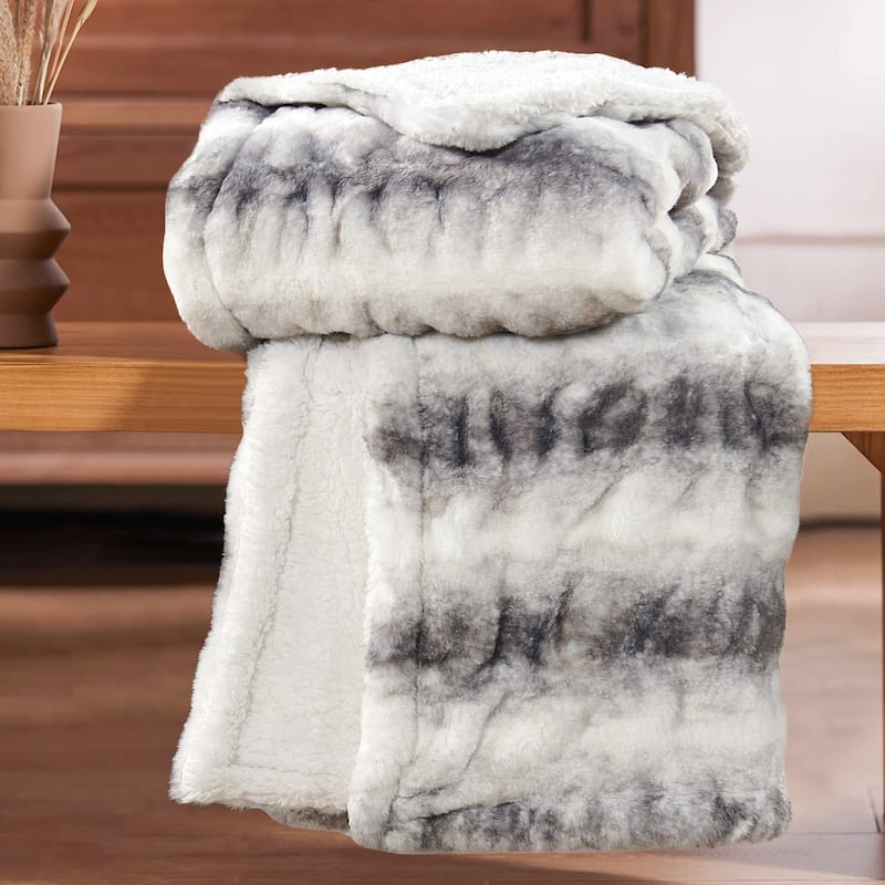Decorative Soft FauxFur Shar Pei Throw