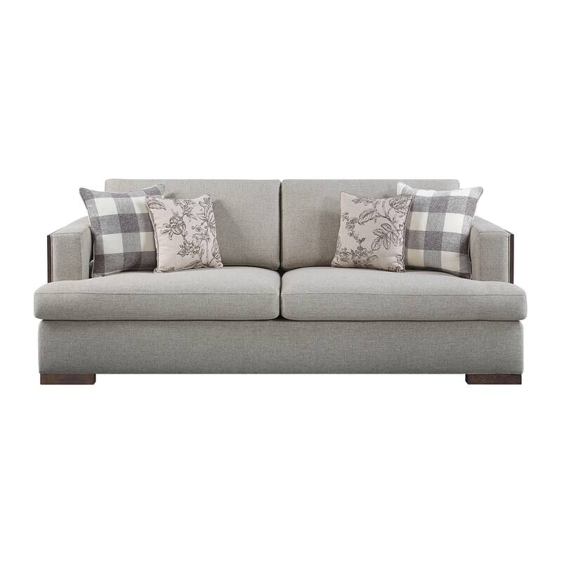 Harding Walnut Track Armrest Sofa