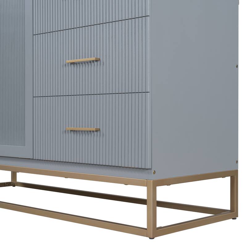 Queen Wood Murphy Bed, Modern Murphy Bed Chest with Metal Leg, Home Folded Bed Frame with Wood Slat Support for Small Room