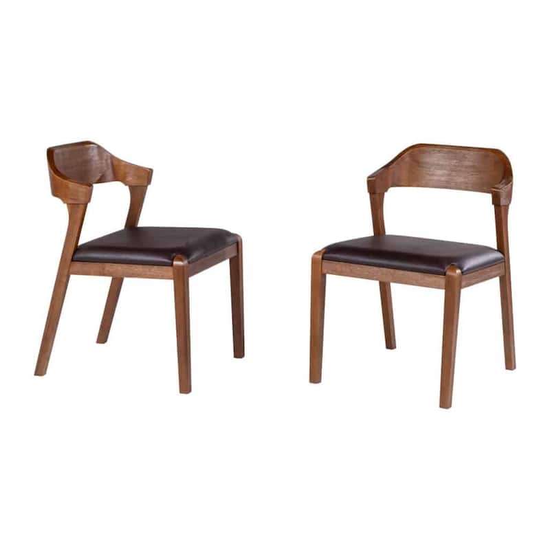 Rasmus Mid Century Wood Dining Chair - Set of 2