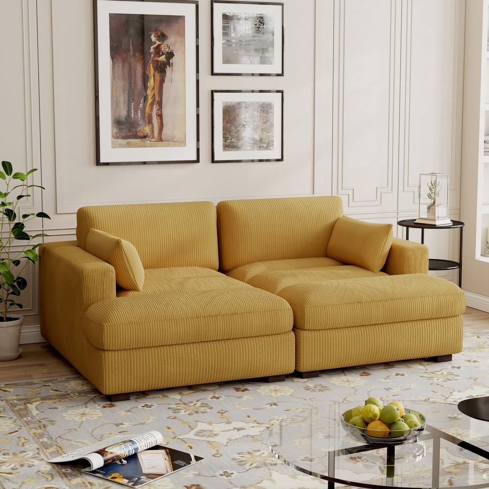 Modern Modular Sectional Sofa Chaise Couch Bed