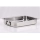 preview thumbnail 6 of 5, Ovente Oven Roasting Pan 13 x 9.3 Inch, Silver - 13 x 9.3 Inch