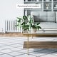 preview thumbnail 7 of 13, Nathan James Asher Mid-Century Coffee Table Glass Top Oak Shelf