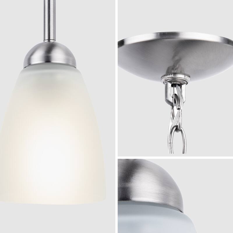 Brio Lighting Nell 1 - Light Glass Pendant Light