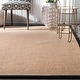 preview thumbnail 12 of 20, Nuloom Handmade Alexa Cotton-bordered Jute Rug