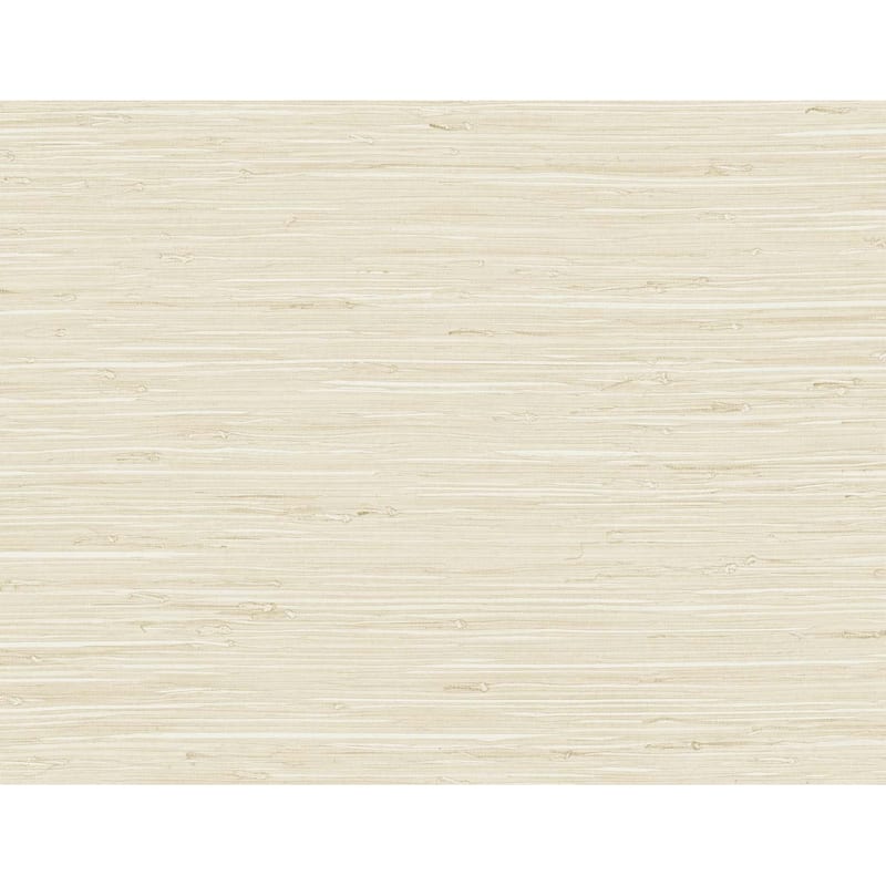 DuPont Tedlar Marion Faux Arrowroot High Performance Vinyl Unpasted Wallpaper - 27 in. W x 27 ft. L - Oat