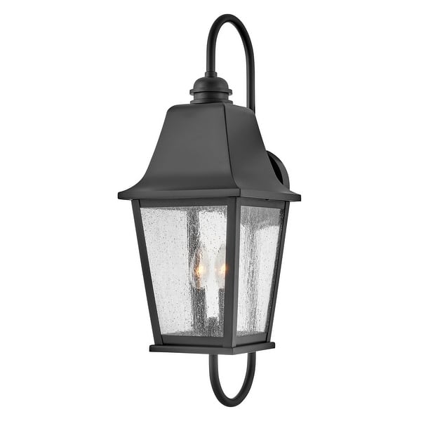 slide 1 of 1, Hinkley Lighting 10014 Kingston 2 Light 26" Tall Wall Sconce Black